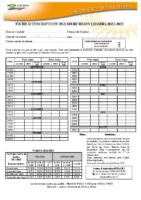 FICHE INSCRIPTION MERCREDI LOISIRS 2022-2023
