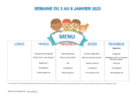 Menus restaurant scolaire-janv fév 23