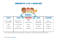 13 au 17 mars
