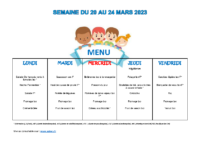20 au 24 mars