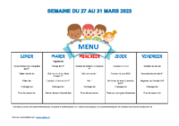 27 au 31 mars