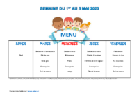 1 au 5 mai