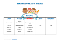 15 au 19 mai